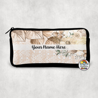 Lace Floral Small Pencil Bag