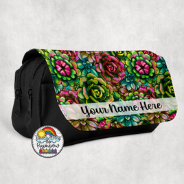 Succulent Love Large Pencil Bag