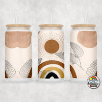 Calm Boho Rainbow Glass Can