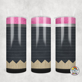 Chalk Board Pencil Tumbler