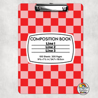 Checkered Comp 1 Clipboard