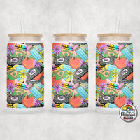 Teacher Things Eraser Glass Can