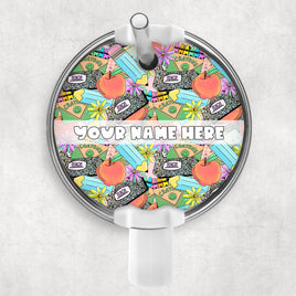 Teacher Things 1 Round Topper