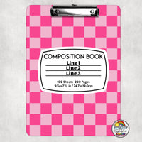 Checkered Comp 1 Clipboard