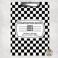 Checkered Comp 2 Clipboard