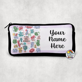 Bible Affirmations Small Pencil Bag