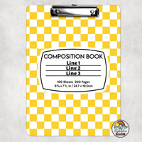 Checkered Comp 2 Clipboard