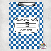 Checkered Comp 2 Clipboard