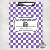 Checkered Comp 2 Clipboard