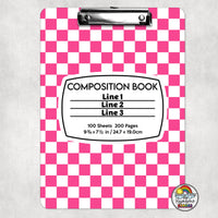 Checkered Comp 2 Clipboard