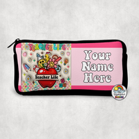 Teacher Life Small Pencil Bag