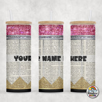 Chapter Book Pencil Glass Can