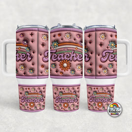 Teacher Retro- 40 oz. Cup