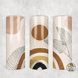 Calm Boho Rainbow Tumbler