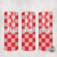 Plain Checker 1 All Colors Tumbler