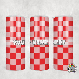 Plain Checker 1 All Colors Tumbler