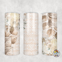 Lace Floral Tumbler