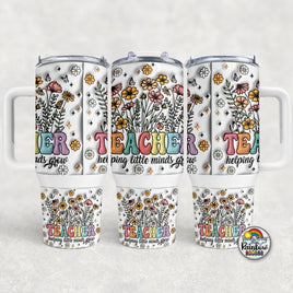 Teacher Wild Flowers- 40 oz. Cup