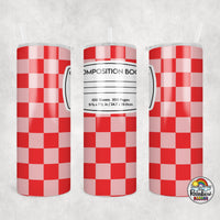 Checker Composition 1 All Colors Tumbler