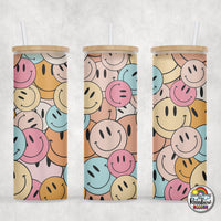 Just Full of Smiles Glass Can