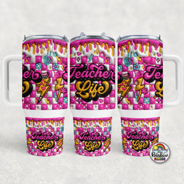 Neon Teacher- 40 oz. Cup