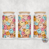 Just Full of Smiles Glass Can