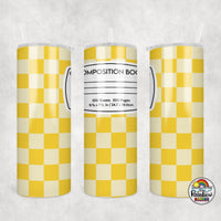 Checker Composition 1 All Colors Tumbler