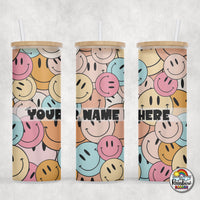 Just Full of Smiles Glass Can