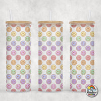 Rainbow Smiles 1 Glass Can