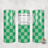 Checker Composition 1 All Colors Tumbler