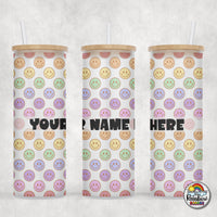 Rainbow Smiles 1 Glass Can