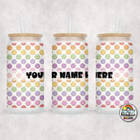 Rainbow Smiles 1 Glass Can