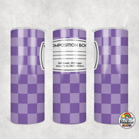 Checker Composition 1 All Colors Tumbler