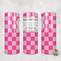 Checker Composition 1 All Colors Tumbler
