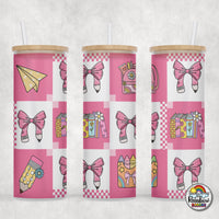 Pencil Bows 1 Glass Can