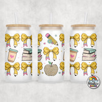 Pencil Bows 2 Glass Can