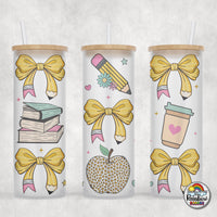 Pencil Bows 2 Glass Can