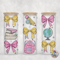 Pencil Bows 3 Glass Can