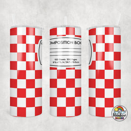 Checker Composition 2 All Colors Tumbler