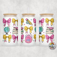 Pencil Bows 3 Glass Can