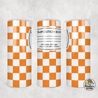 Checker Composition 2 All Colors Tumbler