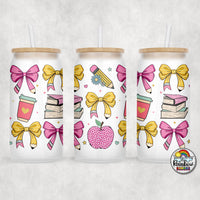 Pencil Bows 4 Glass Can