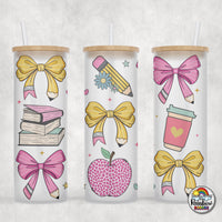 Pencil Bows 4 Glass Can