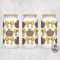 Pencil Bows 5 Glass Can