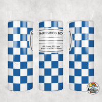 Checker Composition 2 All Colors Tumbler