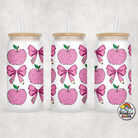 Pencil Bows 7 Glass Can