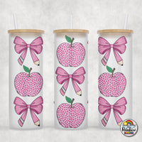 Pencil Bows 7 Glass Can