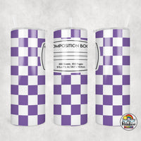 Checker Composition 2 All Colors Tumbler