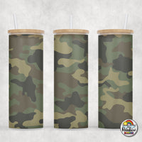 All the Camo Glass Can