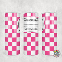 Checker Composition 2 All Colors Tumbler